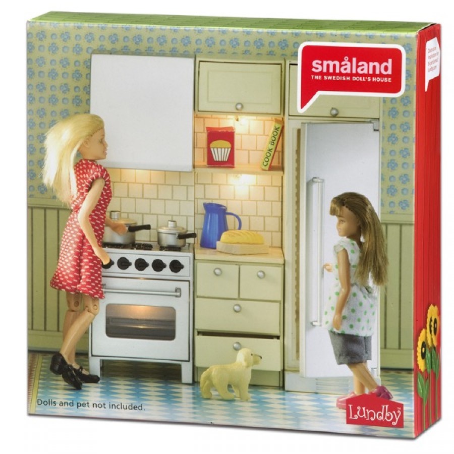 Набор мебели для домика из серии Смоланд - Кухня с холодильником и плитой  